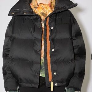 Acne Studios High-neck Down Puffer Short Padding Black